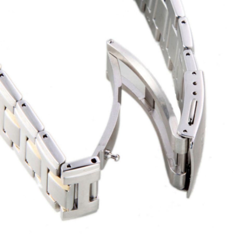 Мужские кварцевые часы с белым циферблатом, водонепроницаемость 100 м, ремешок из нержавеющей стали, три циферблата, деловой и повседневный стиль SPC058J1