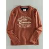Men's Long-Sleeve T-Shirt with Round Neck, Pullover Style, Printed, Stretchy, Suitable for Spring and Autumn, Export Surplus