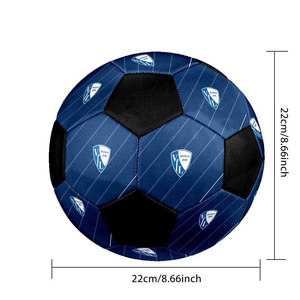 РАЗМЕР 5 Футбольный мяч VfL Bochum Цветной Для всех возрастов Машинная строчка ПВХ Готов к соревнованиям Прочный Высокий отскок