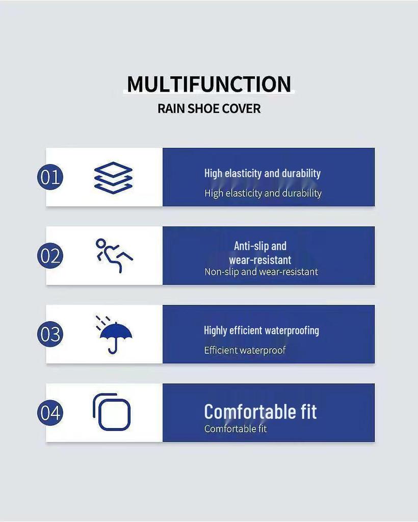 Unisex Waterproof High-Top 360° Coverage Rain Boots with Thickened, Wear-Resistant Design