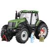Модель трактора из сплава 1/30 Литой металлический автомобиль для сельскохозяйственных работ Автомобиль для обработки земли Модель сельскохозяйственной техники со звуком Детская игрушка Подарок