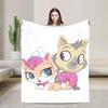 Littlest Pet Shop  Фланелевые одеяла Весна  Мягкое теплое плед для детей Диван Кресло Пушистое покрывало Покрывало для дивана-кровати