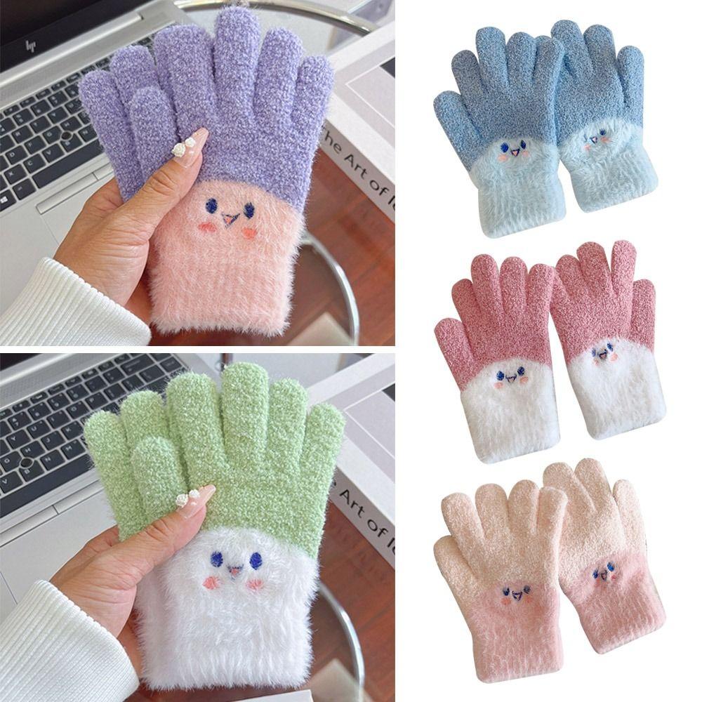 Coldproof Kids Winter Gloves Windproof Baby Gloves for 7-15 Years Old Baby Boys Girls