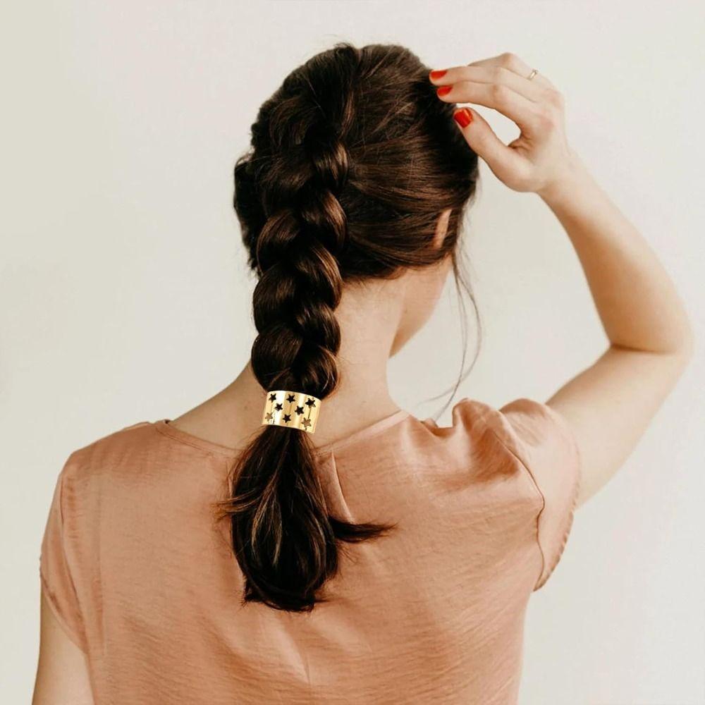 1Set U-shaped Hair Band Elastic Ponytail Hair Cuff Fashion Ponytail Holder for Women