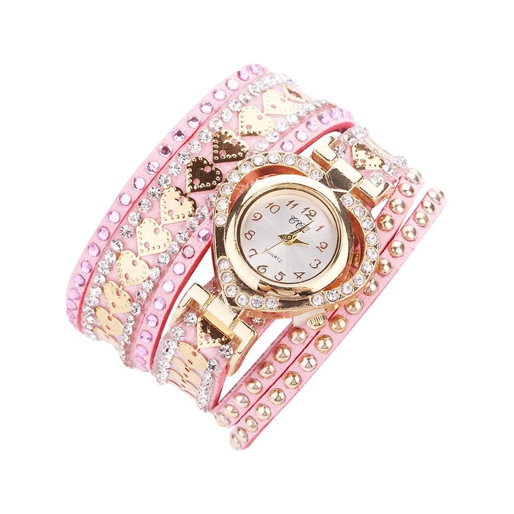 Diamond Bracelet Watch Circle Ladies Love Student Girlfriend Bracelet Watch Women's Watch