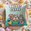 Cute Cartoon BBugcat Capoo Pillow Case Pattern Printed Pillowcase for Living Room Sofa Cushion Cover  Bedroom Decor