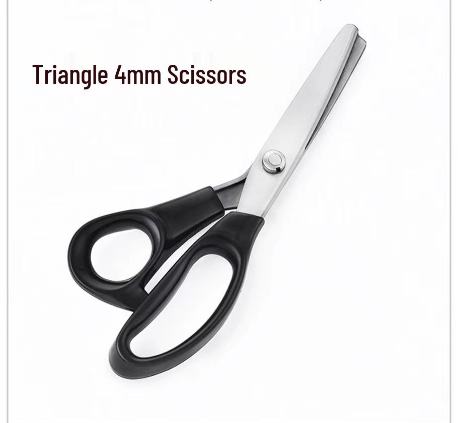 Ножницы для кружева с зубчатым треугольным лезвием: Ручной инструмент для парикмахерского дела и шитья
