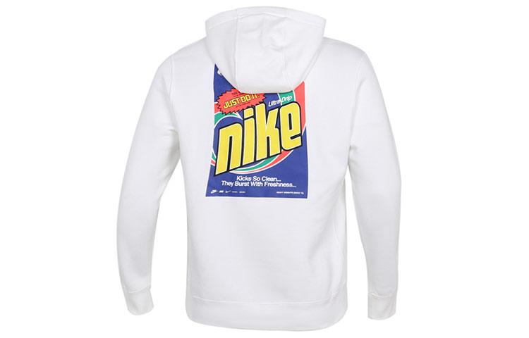 Nike Спортивная одежда Keep It Clean Повседневный спортивный пуловер с флисовой подкладкой DM2200-100