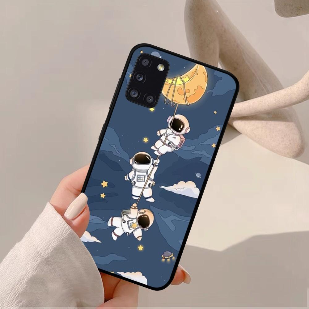 Space Astronaut Cartoon Phone Case For Samsung A 10 11 12 13 20 21 22 30 31 32 40 51 52 53 70 71 72 73 91 13 Shell