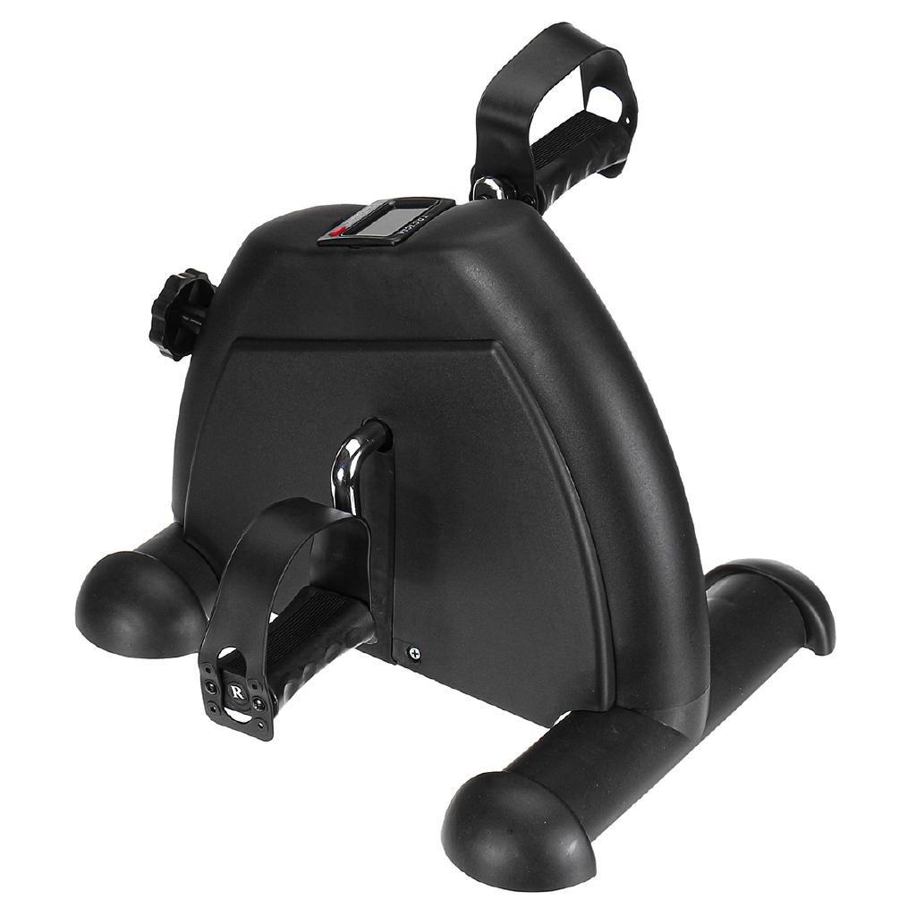 Home Gym Mini Pedal Exercise Bike Trainer Arm/Leg Physical Therapy Fitness Cycle Indoor Cycling Bikes LCD Display Stepper Tools