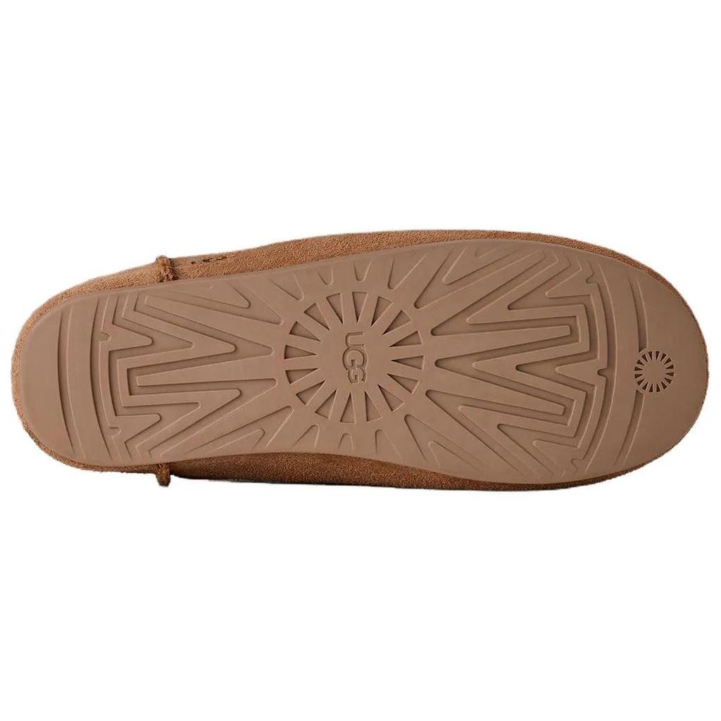 UGG Elea Fashion Slip Fleece Lined Mules Rubber Sole Abrasion Resistant Closed Toe Slippers Women's Chestnut (Unisex) Closed Toe Slippers