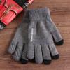 Fashion Phone Touch Non-slip Warm Gloves Full Finger Mittens Touch Screen Wool Knitted