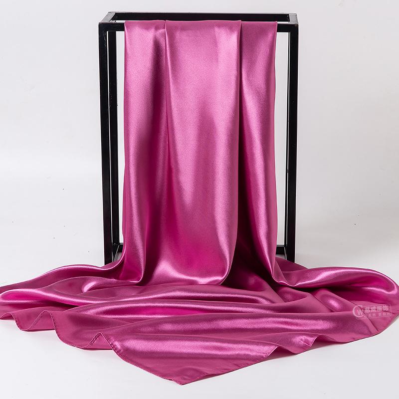 Весна/лето Новый женский шелковый шарф 90 * 90 см Имитация шелкового твила квадратный шарф Модный принт большой квадратный шарф профессиональный шарф