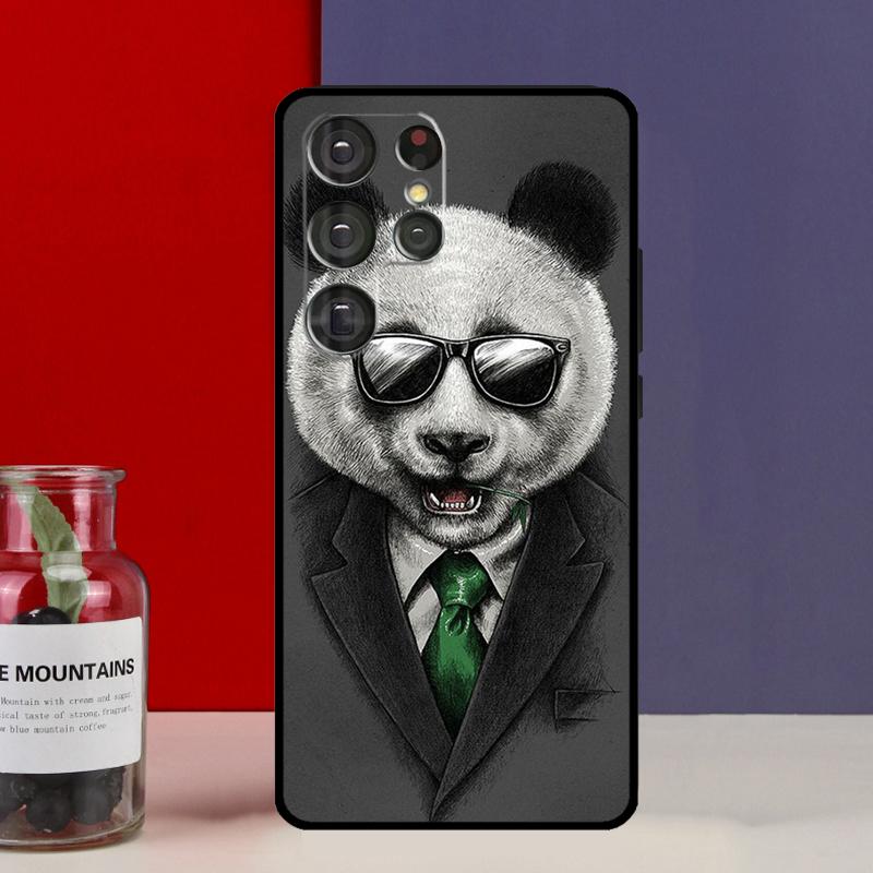 Мультяшный Милый Медведь Панда Чехол Для Samsung Galaxy S25 Ultra S9 S10 S20 S21 FE S22 S23 Plus S24 Ultra Чехол Для Телефона