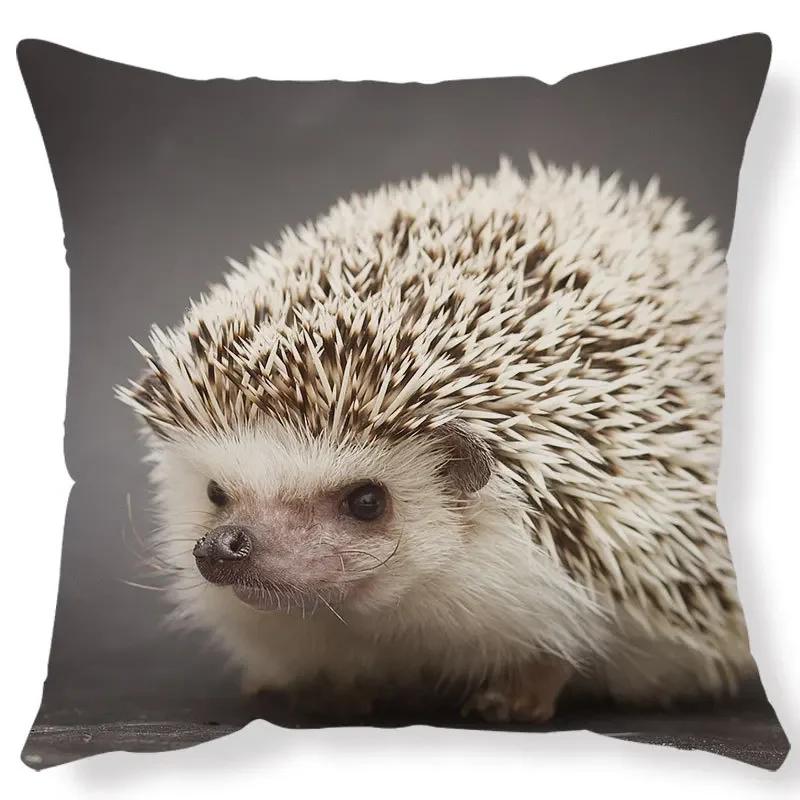 Дом Гостиная Наволочки Милый Дизайн Маленького Ежика Украшение Диван Держит Наволочку 45*45см