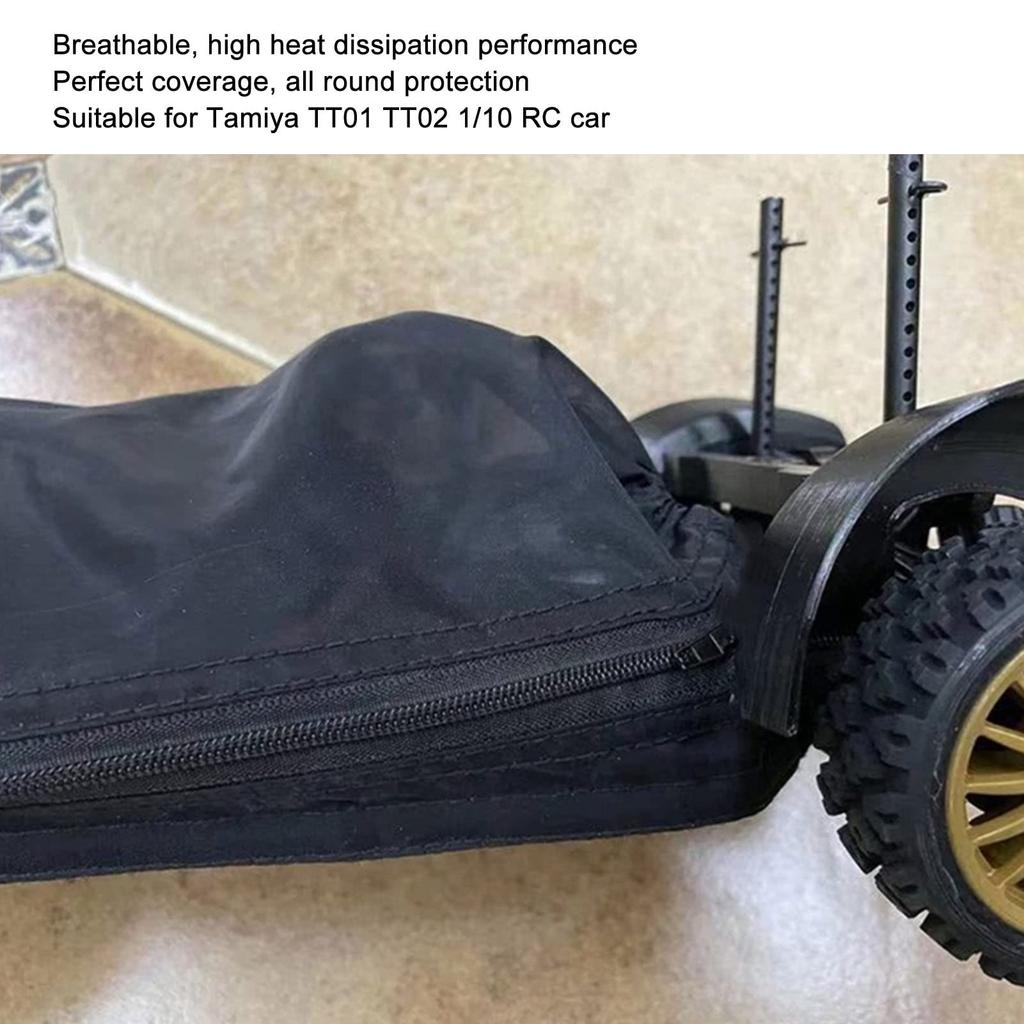 Дышащий чехол для шасси радиоуправляемой машины TT01 TT02  1/10, грязезащитная сетка, чехол для шасси и обслуживание