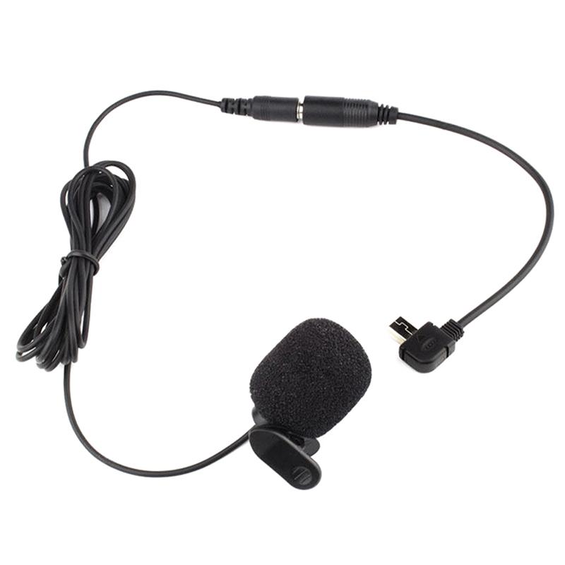 Active Clip Microphone With Mini Usb External Mic Audio Adaptor Cable For Gopro