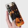 Autumn Maple Leaf Black Cat Phone Case for Samsung A16 A26 A36 A56 A17 A37 A57 A07 A06 A02S A03 A04S A05S Galaxy Note 20 10 A50S