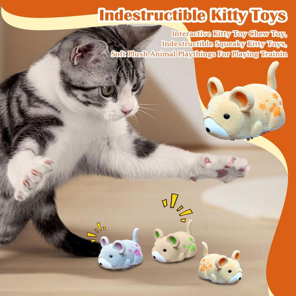 Indestructible Dog Toys, Interactive Dogs Toy Chew Toy, Indestructible Squeaky Dog Toys, Soft Plush Animal Playthings For Playing Trainin