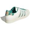 adidas Оригинальные кроссовки серии Superstar, удобные, универсальные, нескользящие, легкие, с низким верхом, для скейтбординга, унисекс, бело-зеленые, IE2931