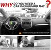 Коврик на приборную панель для Nissan Altima 2013-2018, аксессуары, чехол на панель, фланелевый коврик, защита от солнца, бликов, УФ-лучей