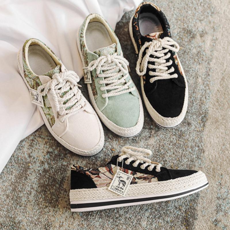 Обувь для рыбалки Мужская дышащая повседневная обувь 2024 года Новая удобная универсальная парусиновая обувь на плоской подошве со шнуровкой Вулканизированная обувь Эспадрильи