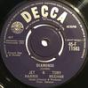 7-дюймовая пластинка JET HARRIS  TONY MEEHAN  Diamonds 45F11563 DECCA 1963 UK Rock Б/у