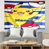 Custom Name Pokémon Print Tapestry, Backdrop, Easy Setup, Ideal for Bedroom, Office & Living Room, with Aesthetic Wall Hanging Decor.