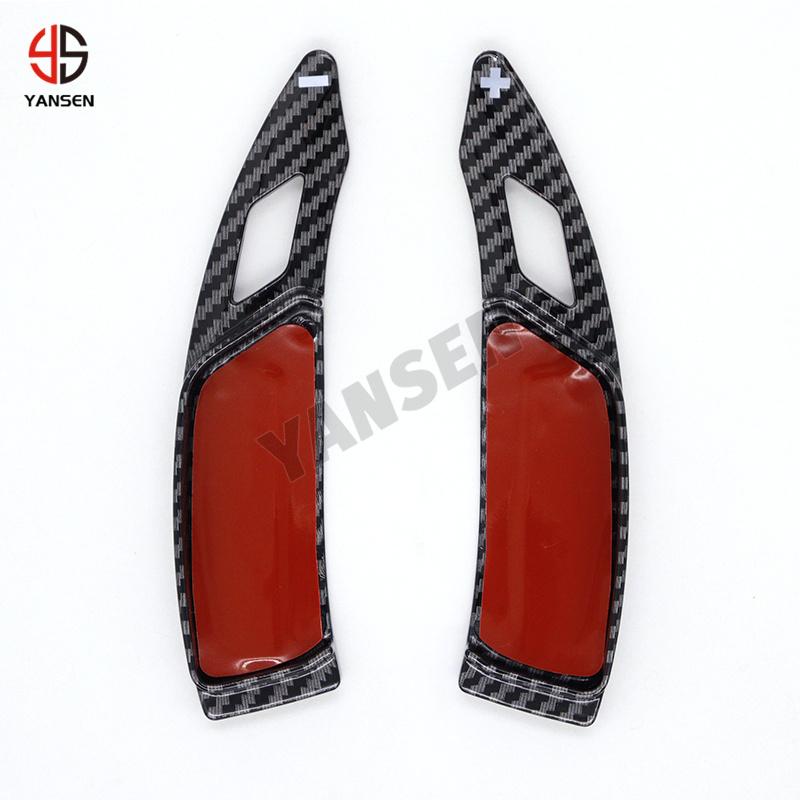 Paddle Shifter For Peugeot 208 308 508 2008 3008 5008 GTi SW Allure Carbon Black Steering Wheel Shift Paddle Shifter Accessories