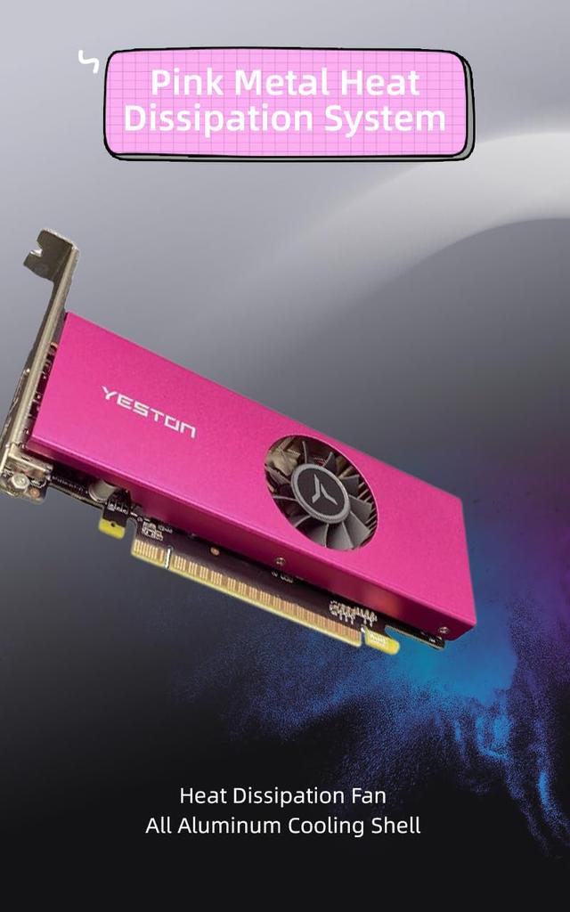 Yeston GeForce RTX 3050 6GB GDDR6 Низкопрофильная Мини-видеокарта (с полувысотной остановкой)