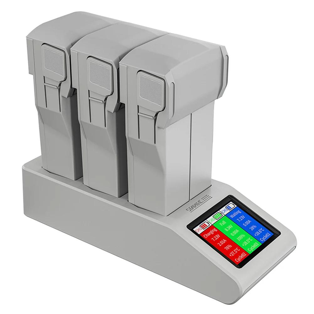 Зарядное устройство для аккумулятора, 3-сторонняя зарядка, быстрая зарядка, автоматический батарею, аксессуары для зарядки DJI Mini 3/Mini Pro