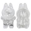 For Labubu Transparent Protective Cover Dustproof Monster Toy Storage Case Cute Elf Plushie Display Cover for Holiday Gifts