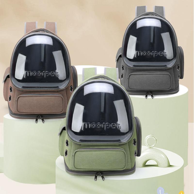 Pet Cat Backpack Pet Backpack Portable Outdoor Cat Travel Shoulder Bag Bag Cat Backpack Large Capacity Breathable Pet Suppli
