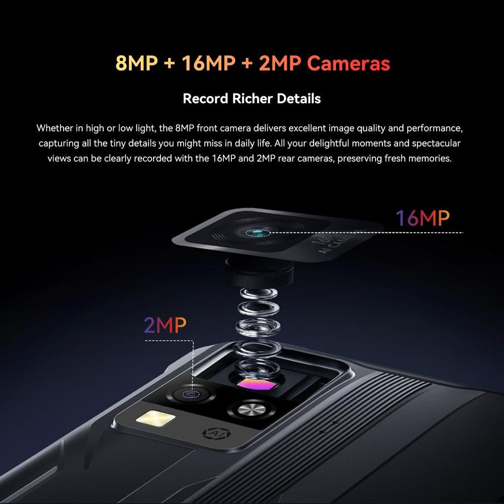 Blackview Защищенный телефон BV4800 SE 4 ГБ 64 ГБ 5100 мАч Android 15 смартфон