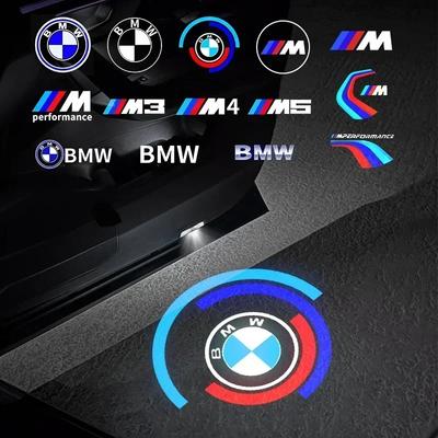 X4 X5 X6 Для 2 шт. Автомобильный светодиодный проектор логотипа двери Предупреждающий свет Теневой призрак Приветственная лампа Для BMW 50-й юбилейной версии E39 X