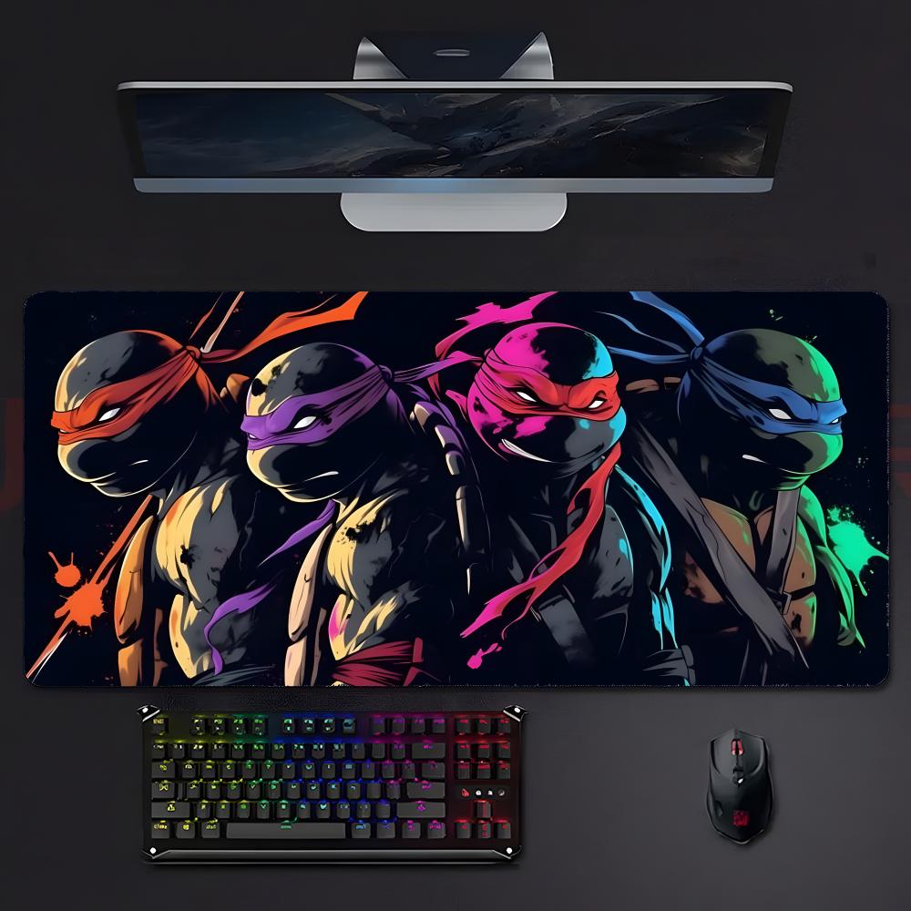 Anime Classic Teenage Mmutant Nninja Turtles Tmnt Mouse Pad Mousepad Large Gaming Lockedge Thickened Pc Table Desk Mat
