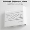 Wall Mount WiFi Router Box Modern Hollow Heat Dissipation Multi-functional TV Set-top Box Storage Holder Organizer Rack Home Supplies