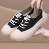 Shoes Women's Spring and Autumn New Flat Bottom Low Front Lace-up Fashion Casual Shoes Retro Soft Sole Round Head Breathable Single Shoes