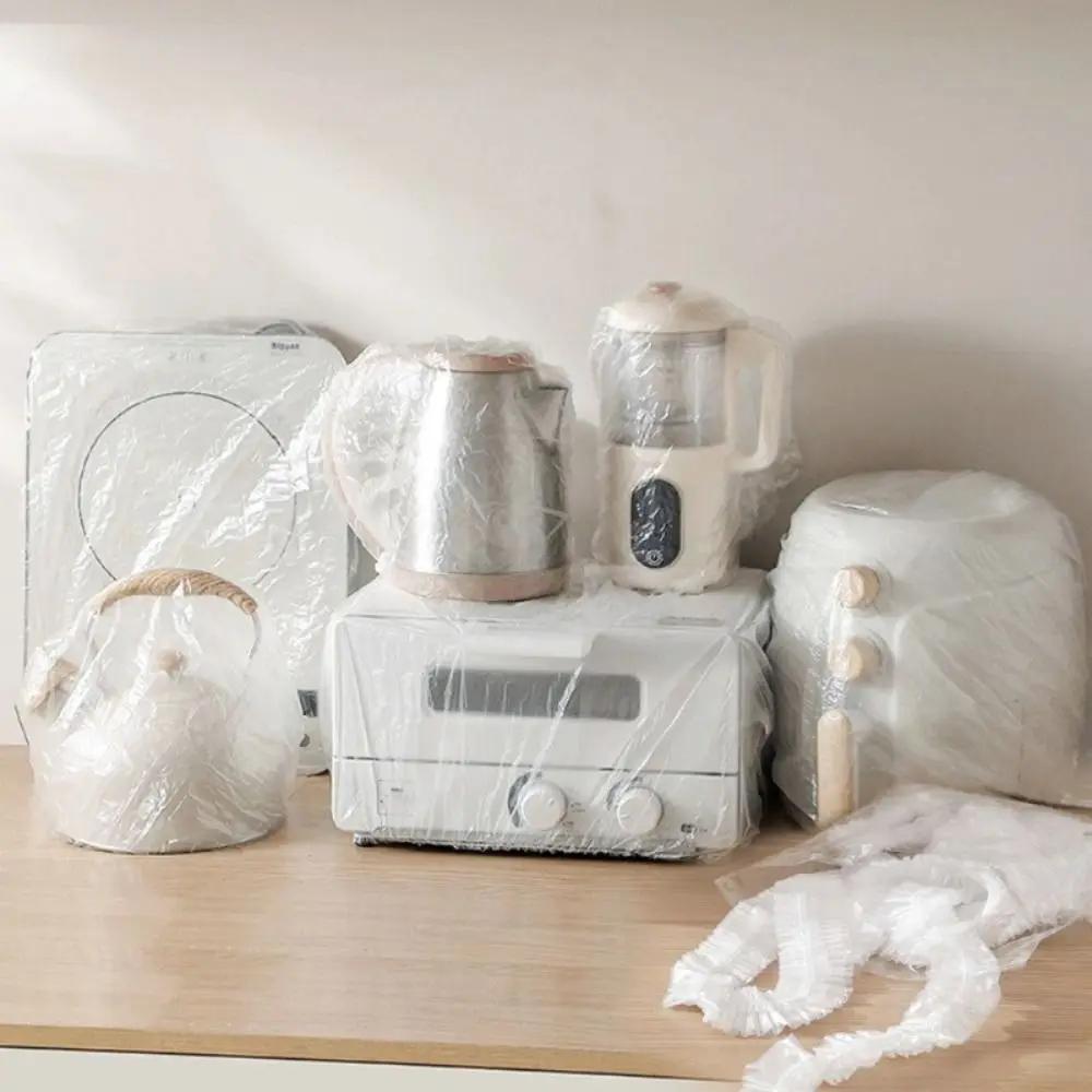 10 шт. 70x145 см Чехол для вентилятора Одноразовый Универсальный Чехол для кондиционера Пылезащитный Большой Чехол от пыли для мебели