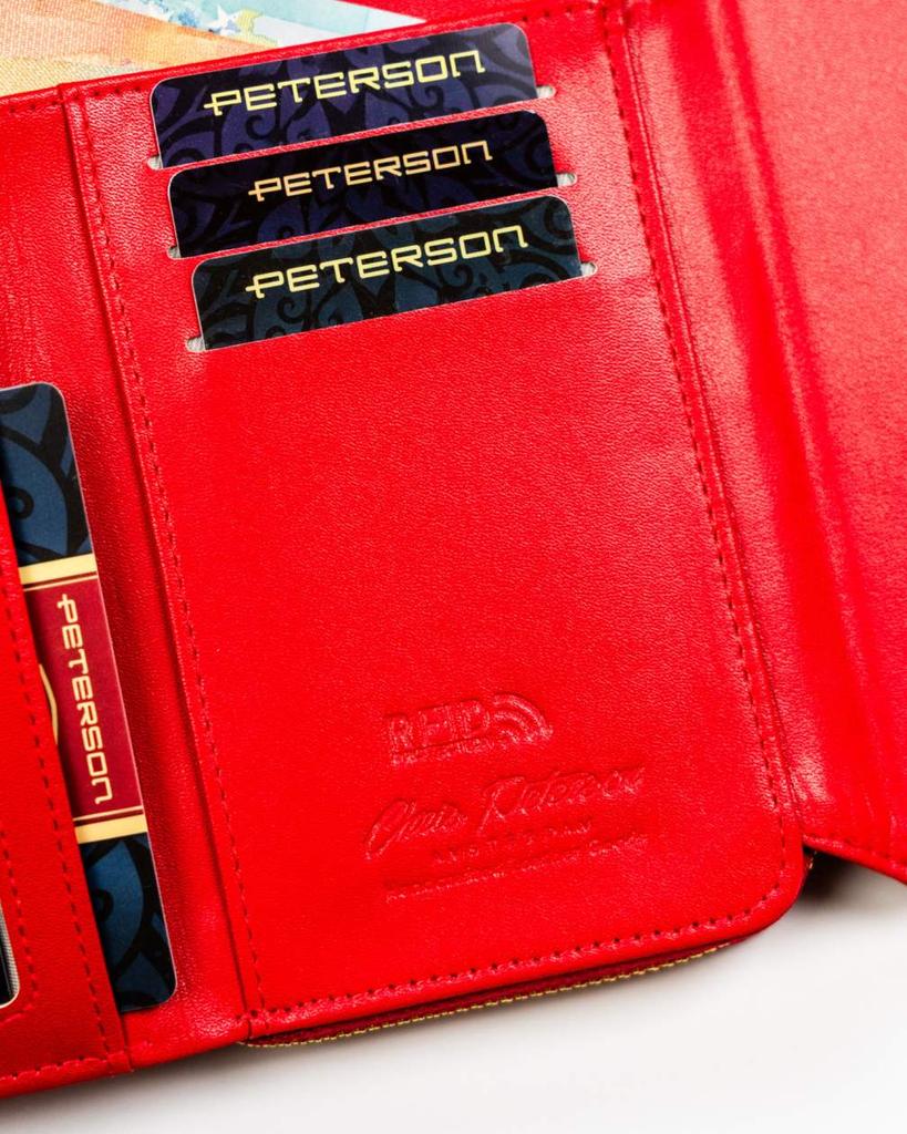 Portfel damski eko PTN 001-WD8-2585 Red