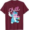 New Lilo and Stitch Neon Ice Cream Chill Drip Fashion Casual T-Shirt S-4XL Four Seasons Unisex