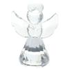 Белый кристалл, красивый стеклянный ангельский орнамент, прозрачный ангельский кристалл, украшение для дома