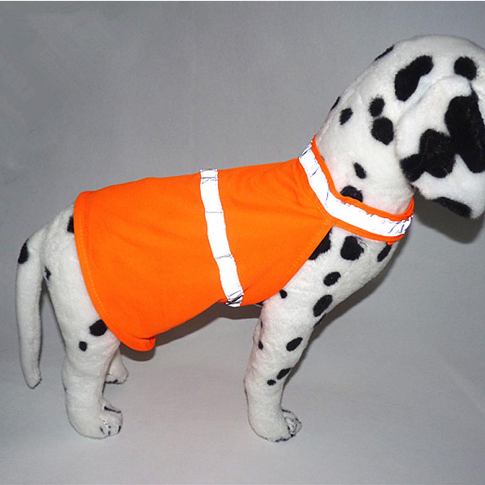 Светоотражающий жилет для собак, флуоресцентная одежда повышенной видимости для собак, светящаяся одежда для маленьких, средних и больших собак.