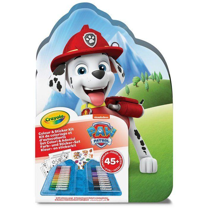 Coffret coloriage - CRAYOLA - Kit créatif - Pat'Patrouille - 45 pieces - Des 5 ans
