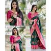 This Beautiful Saree Is Elegantly Decorated with Gorgeous Solid Jacquard Weave That Gives a Perfect Look To the Outfit.