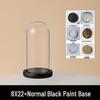 Eternal Flower Glass Dome: Modern Home Decor with Preserved Flowers and Handcrafted Figurine