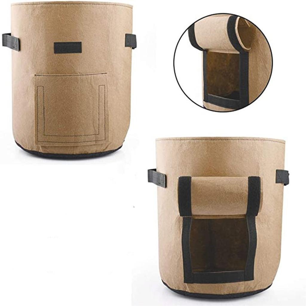 Мешки для растений, нетканый тканевый горшок, садоводство, овощной, картофельный мешок для рассады