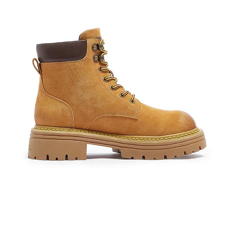 CAMEL Gobi Combat Boots 4.5cm Women's (Unisex) Combat Boots L23W076036R