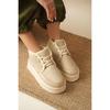 Женские замшевые повседневные ботинки на толстой подошве с меховой подкладкой