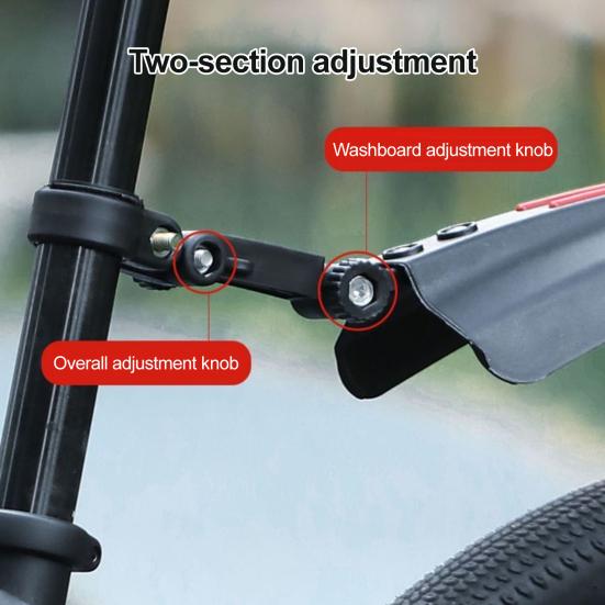 2 шт. Крылья для велосипеда Регулируемые передние и задние крылья Универсальные брызговики для велосипеда Аксессуары для горного шоссейного велосипеда